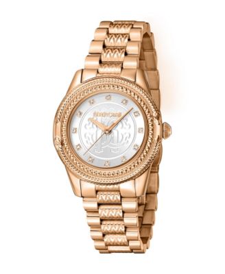 Women's Snake Core Quartz IP Stainless Steel Bracelet Watch