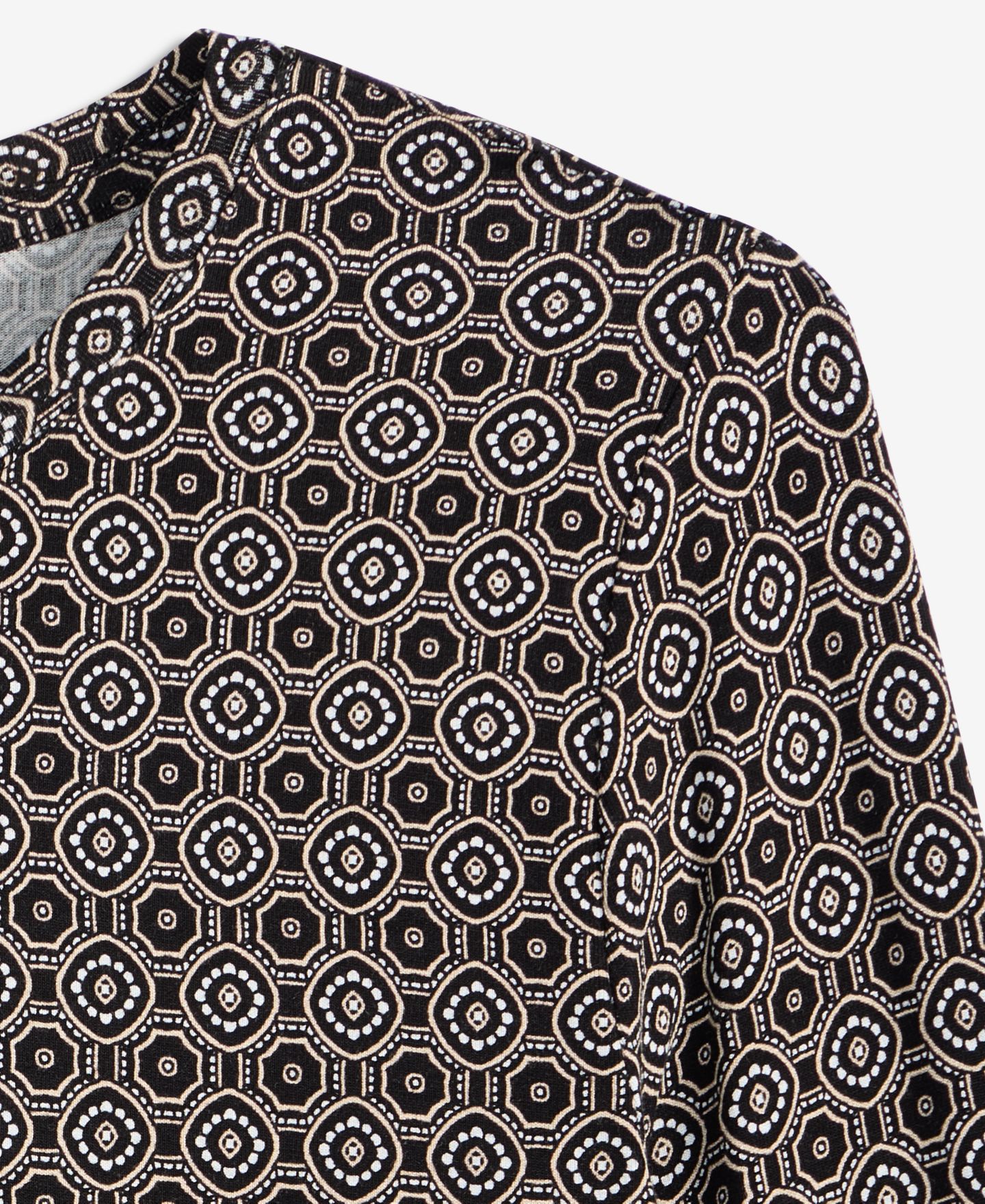 Женский топ I.N.C. International Concepts Geometric-Print Long-Sleeve Crewneck Top, цвет: Mira Geo — фото 6