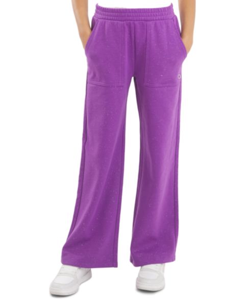Брюки Champion Embellished Wide-Leg Pants для девочек, цвет: Розовый