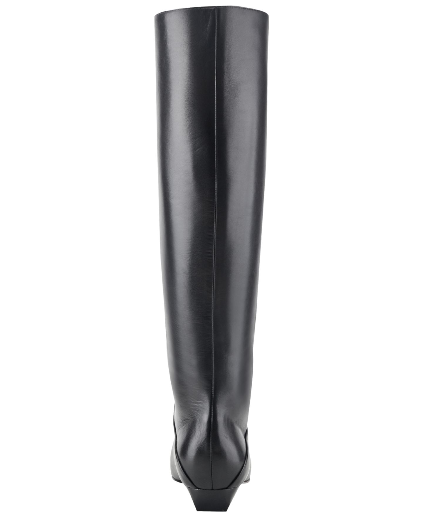 Женские ботинки Marc Fisher LTD Dalli Knee High Flat Dress Boots, цвет: Чёрный кожаный — фото 3