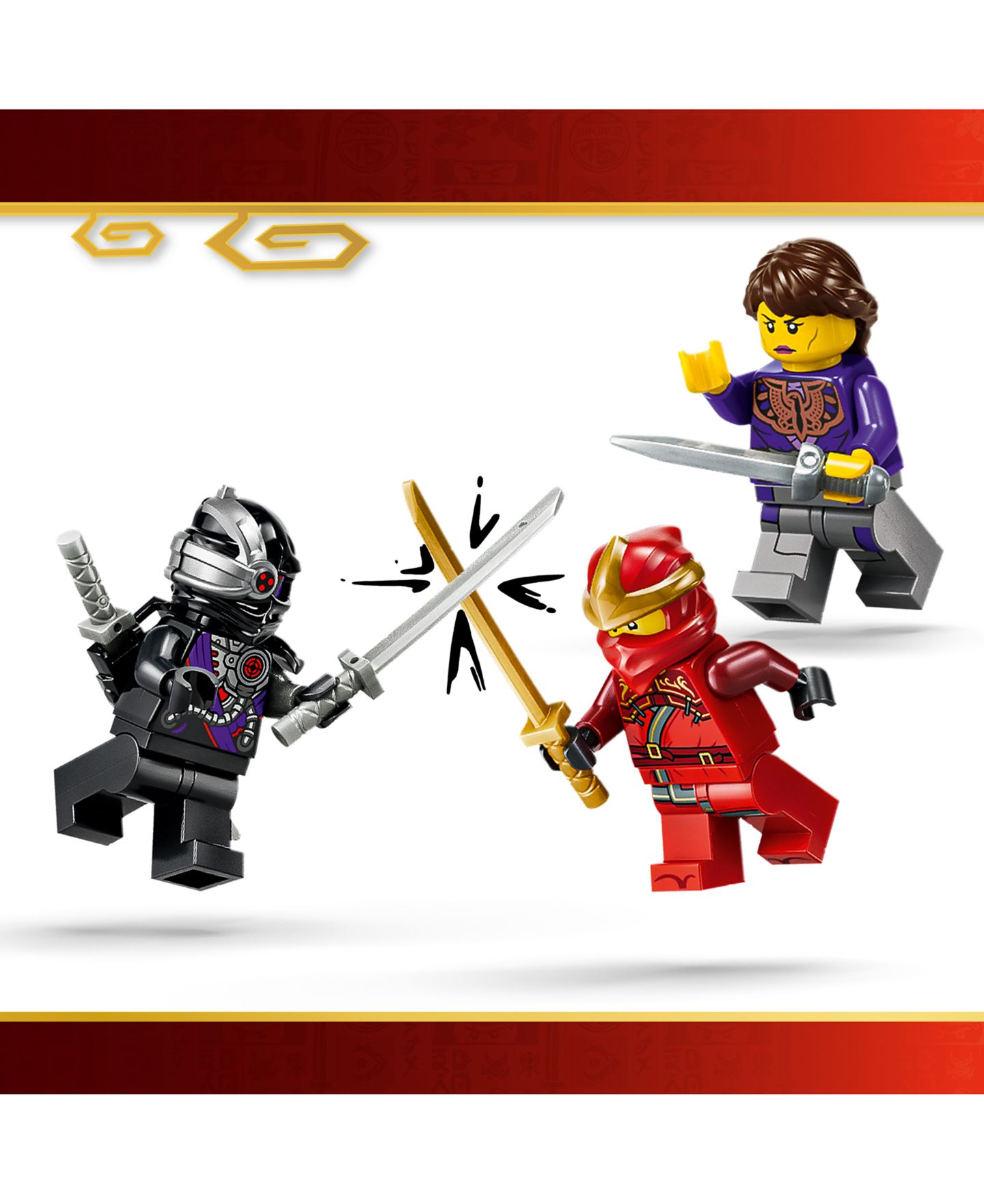 Детские конструкторы LEGO® Ninjago X-1 Ninja Charger 15th Anniversary 71867, 691 Pieces — фото 2