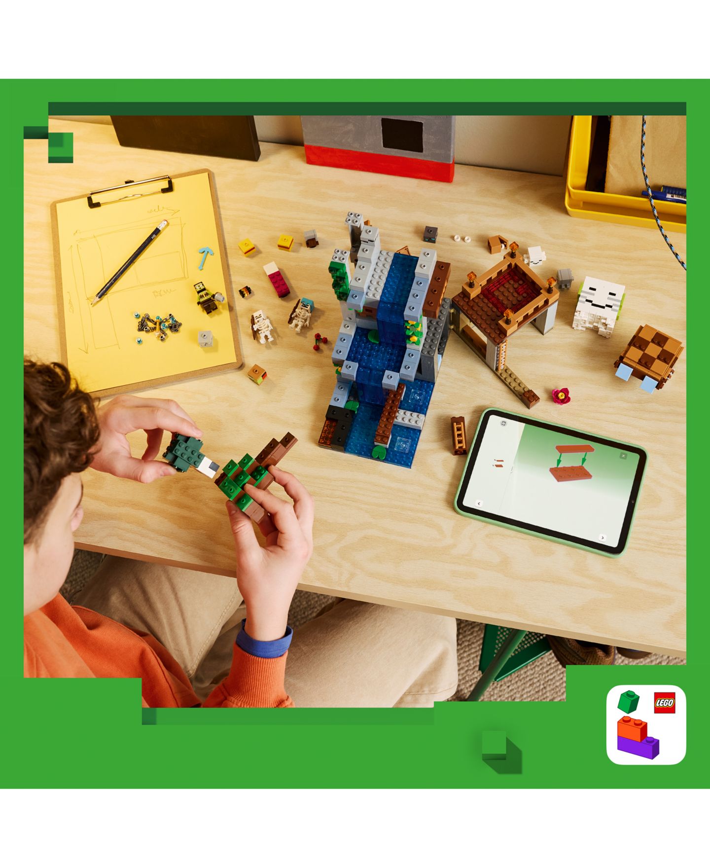 Детские конструкторы LEGO® Minecraft Ghast Station Toy for Kids 21597, 754 Pieces — фото 7