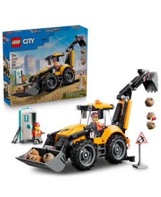 City Backhoe Loader 60480 301-Piece Building Set, Ages 7+