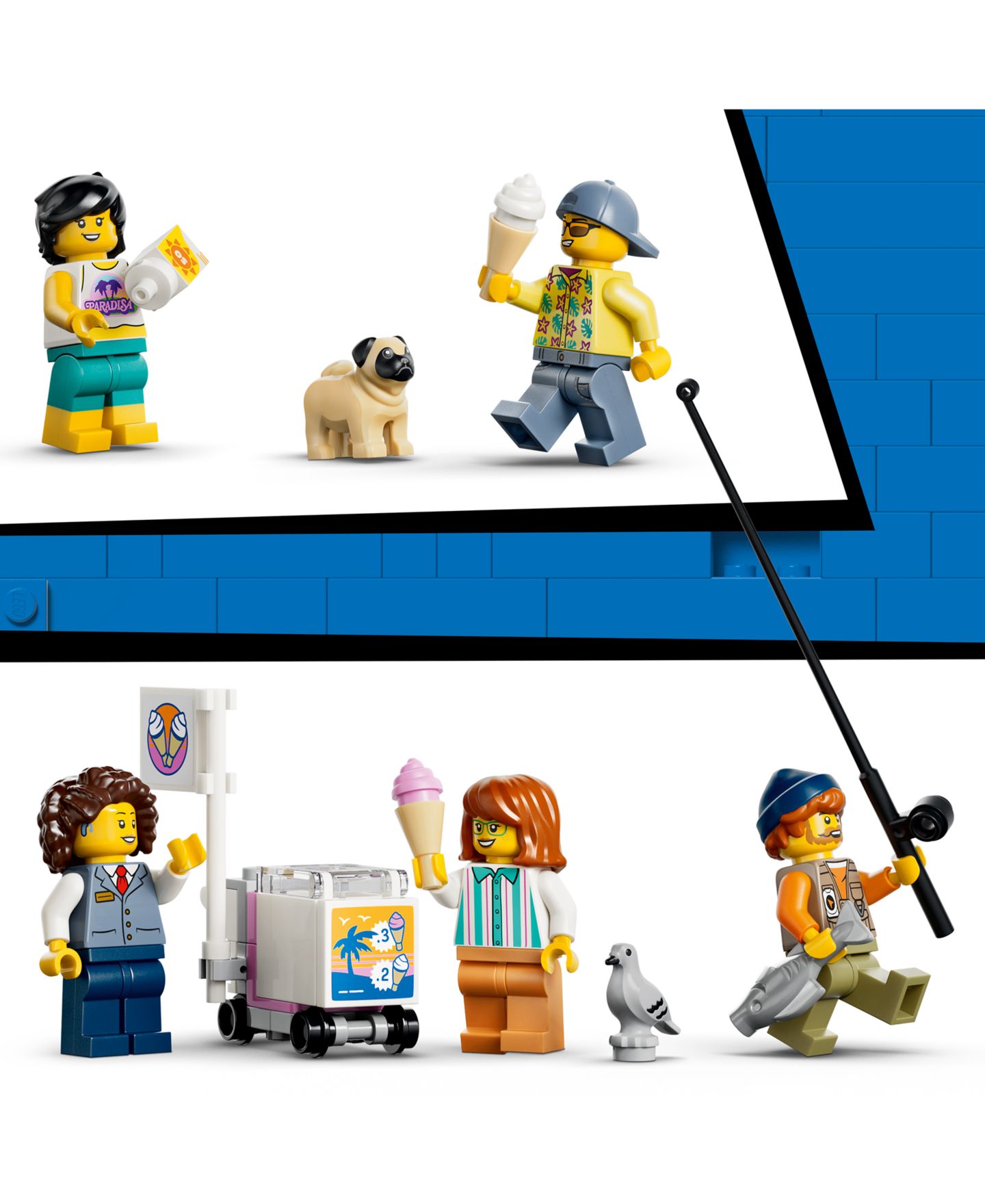Детские конструкторы LEGO® City Classic Beach Streetcar Toy 60506, 693 Pieces — фото 3