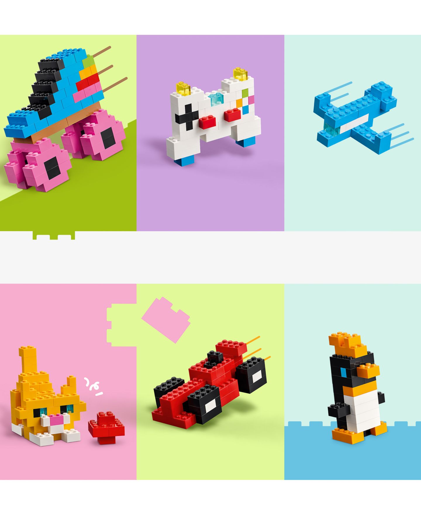 Детские конструкторы LEGO® Classic Creative Colorful Bricks 11045, 820 Pieces — фото 2