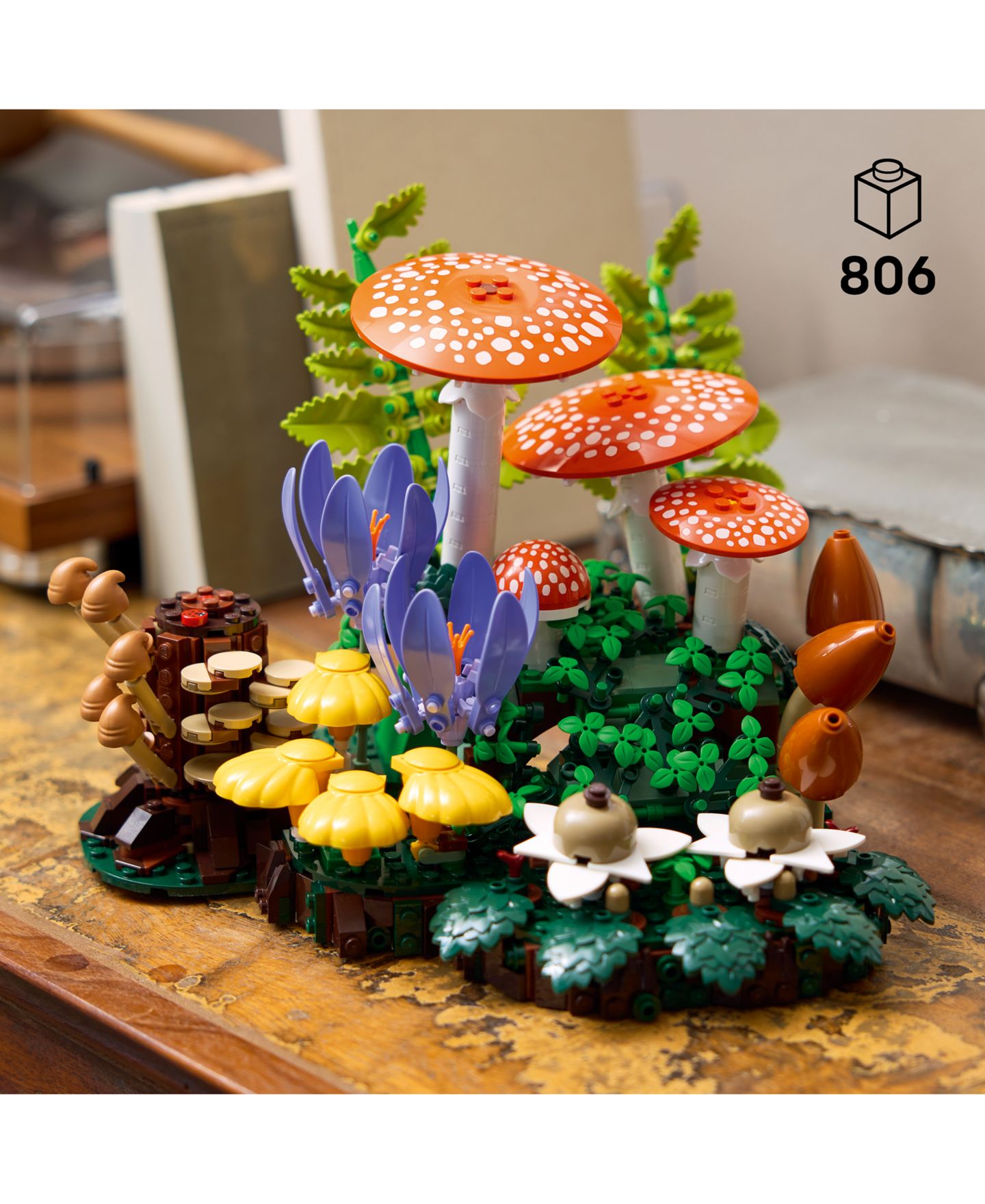 Детские конструкторы LEGO® Botanicals Woodland Mushrooms - 11505, 806 Pieces — фото 2