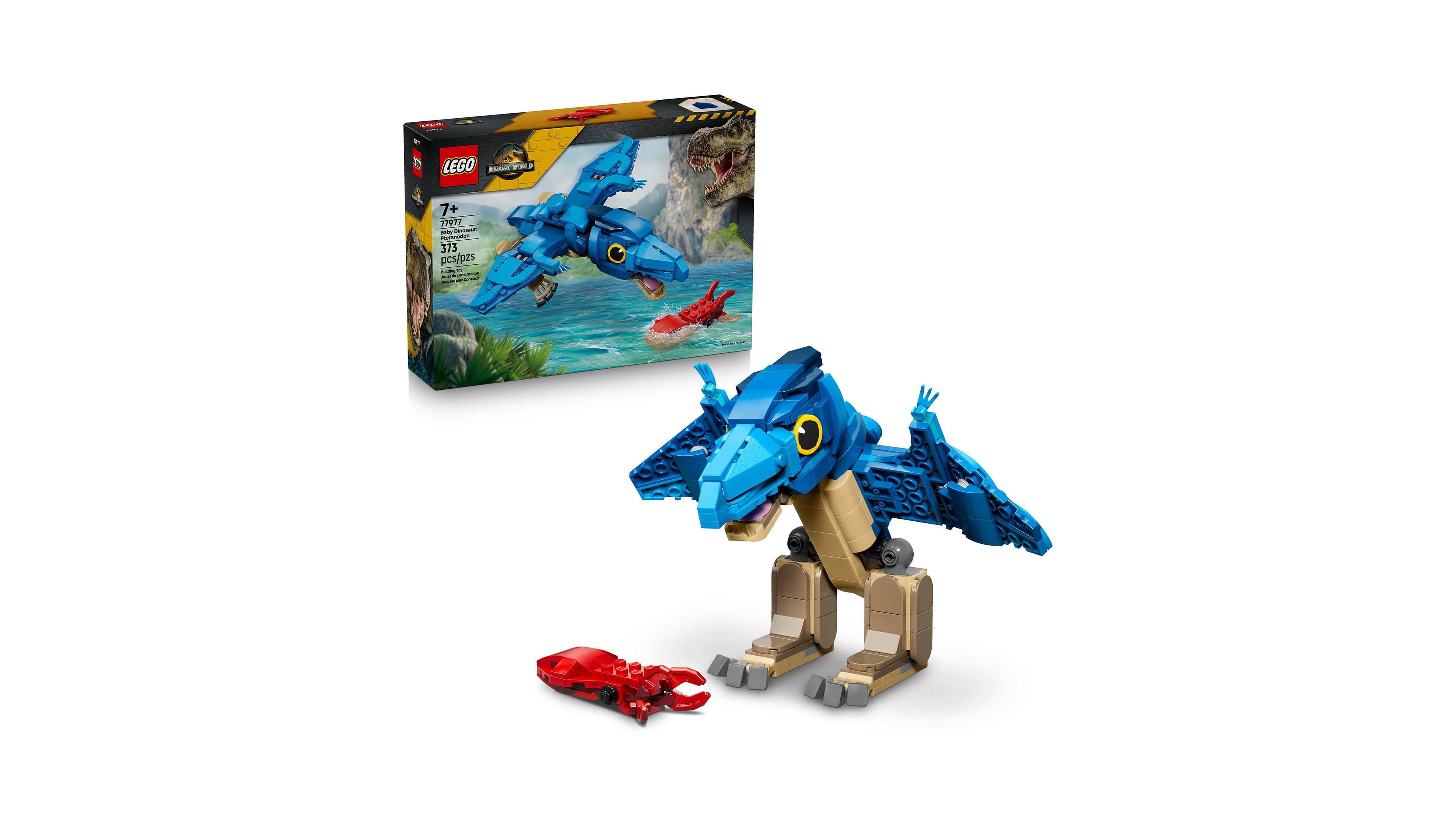 Lego Jurassic World Baby Dinosaur: Pteranodon 77977, 373-Piece Building Set, Ages 7+