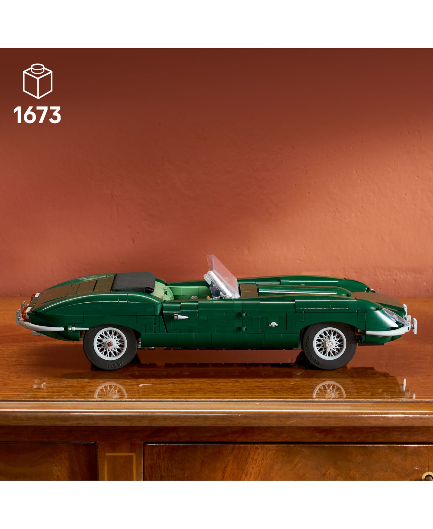 Детский конструктор LEGO® Icons Jaguar E-Type Building Set 11381, 1673 Pieces — фото 3
