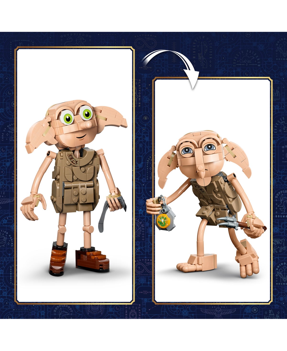 Lego Harry Potter Dobby the Free Elf 76469 379-Piece Building Set, Ages 8+
