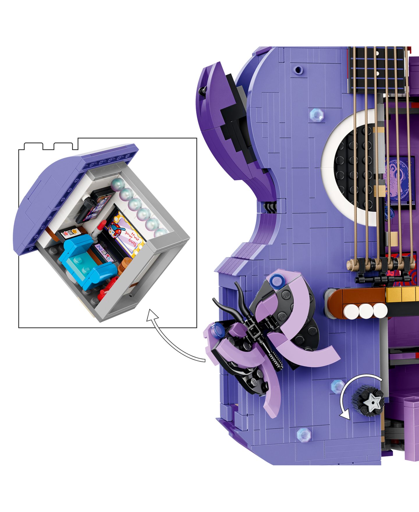 Детские конструкторы LEGO® Editions Olivia Rodrigo's Dual Guitar 43031, 1228 Pieces — фото 5