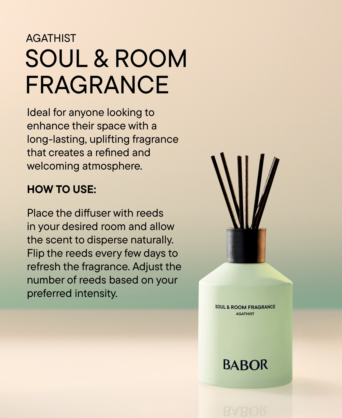 Babor Soul & Body Agathist Essential Oil Room Fragrance Diffuser, 2.7 oz.