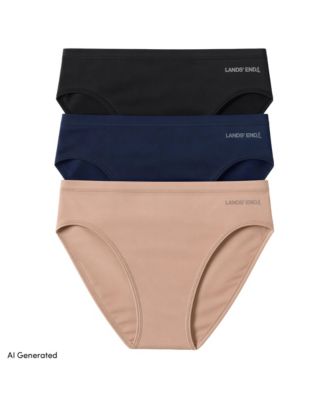 Women's Bikini True Solutions Light Weight Microfiber Basics 3 Pack Panties