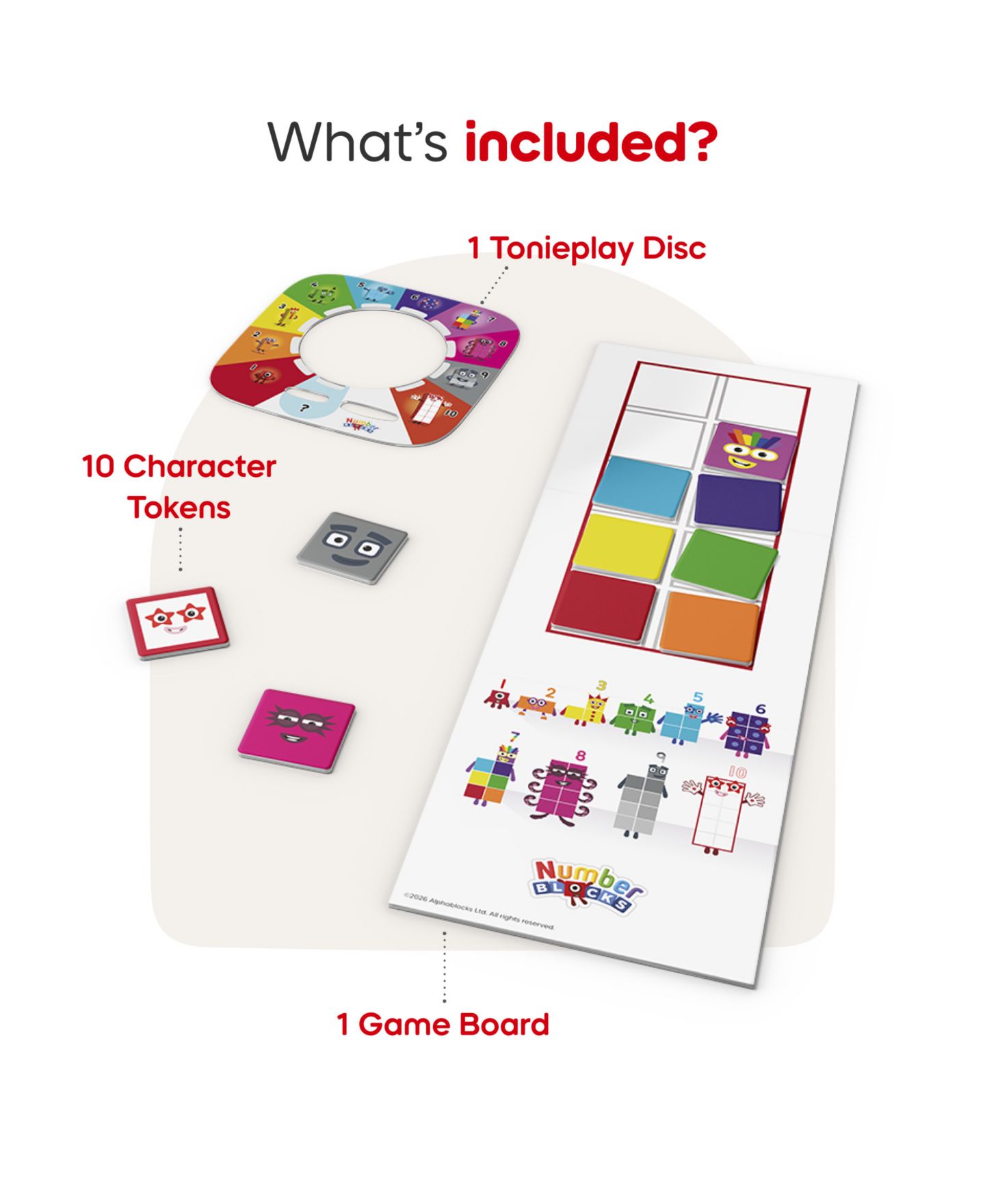 Детская игрушка Tonies Tonieplay Numberblocks Learning Adventures Counting and Number Recognition Game, Ages 3+ — фото 5