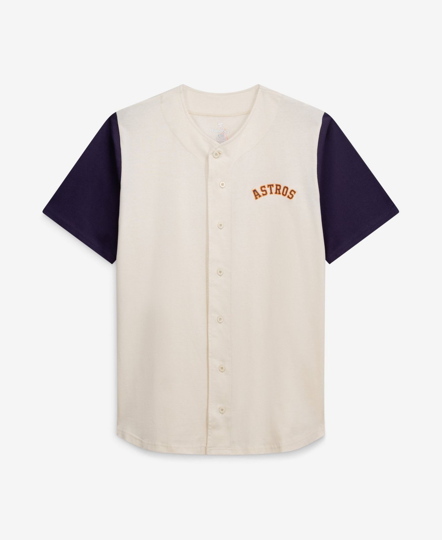 Мужское джерси Fanatics Houston Astros Big & Tall на пуговицах, Cream — фото 2
