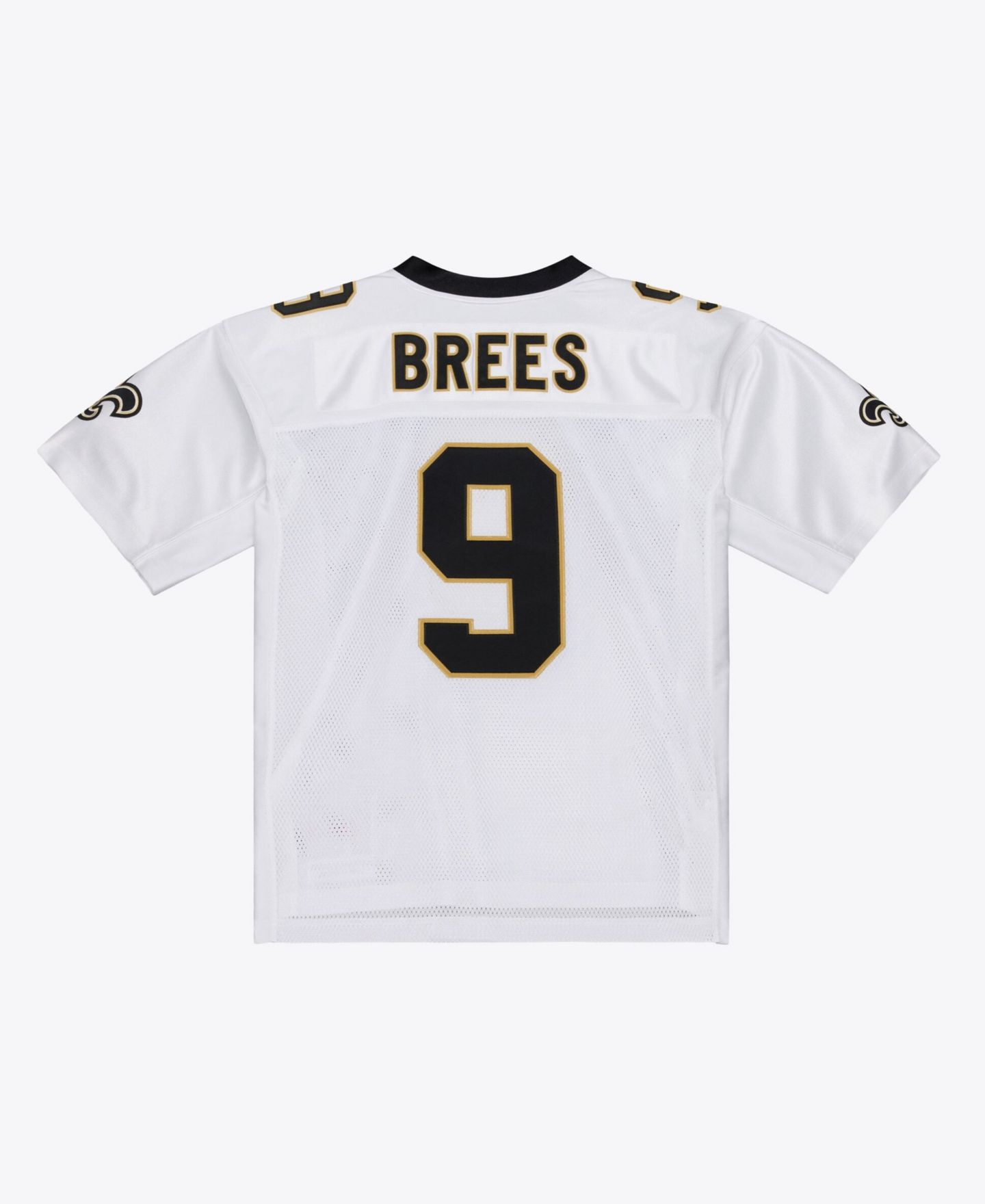 Мужской топ Mitchell & Ness Drew Brees White New Orleans Saints Super Bowl XLIV Authentic Jersey — фото 3