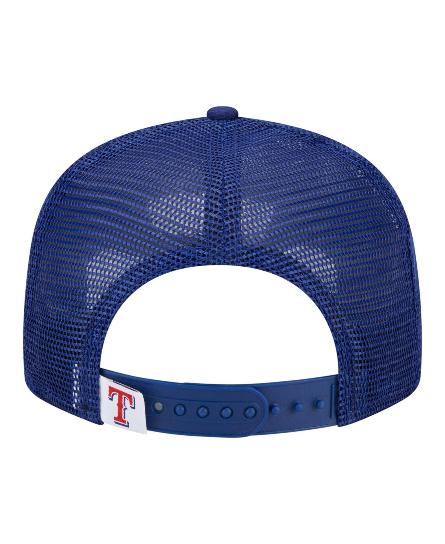Детская кепка New Era Royal Texas Rangers 9FIFTY Trucker Snapback Hat — фото 4