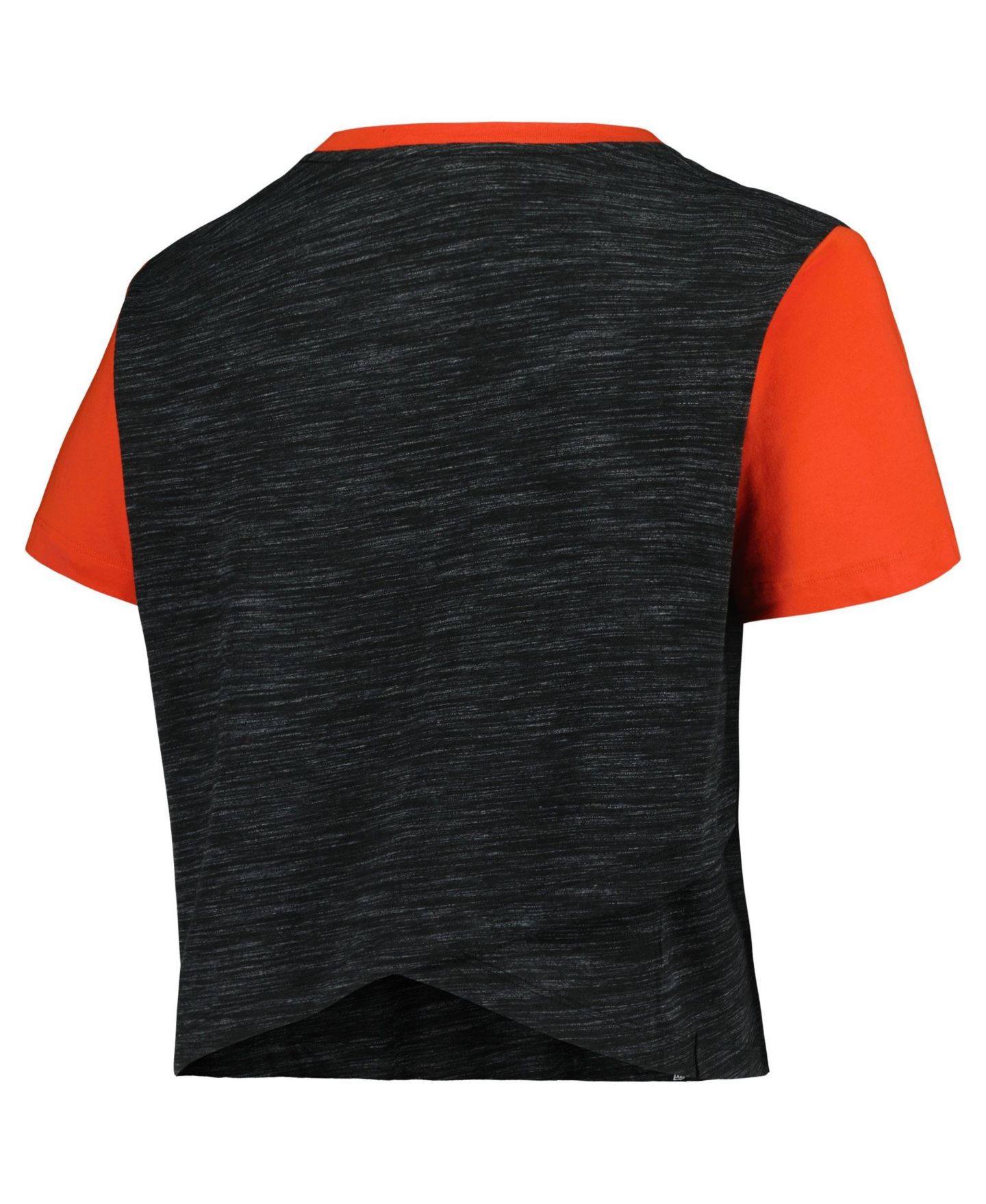 Женская футболка New Era Plus Size San Francisco Giants Cropped Crewneck Crossover-Back — фото 3