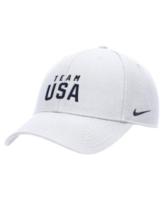 Men's White Team USA Dri-FIT Club Adjustable Hat
