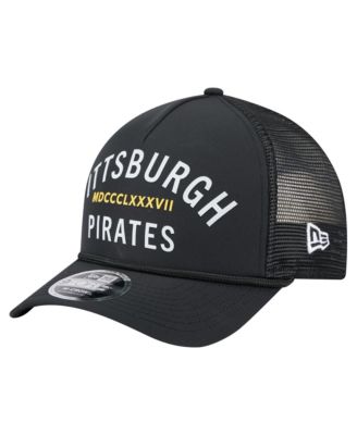 Men's Black Pittsburgh Pirates Minimalist 9FORTY A-Frame Adjustable Hat