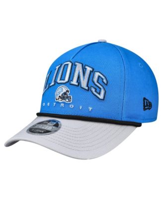Preschool Blue/Gray Detroit Lions Arch COOLERA 9FORTY A-Frame M-Crown Adjustable Hat