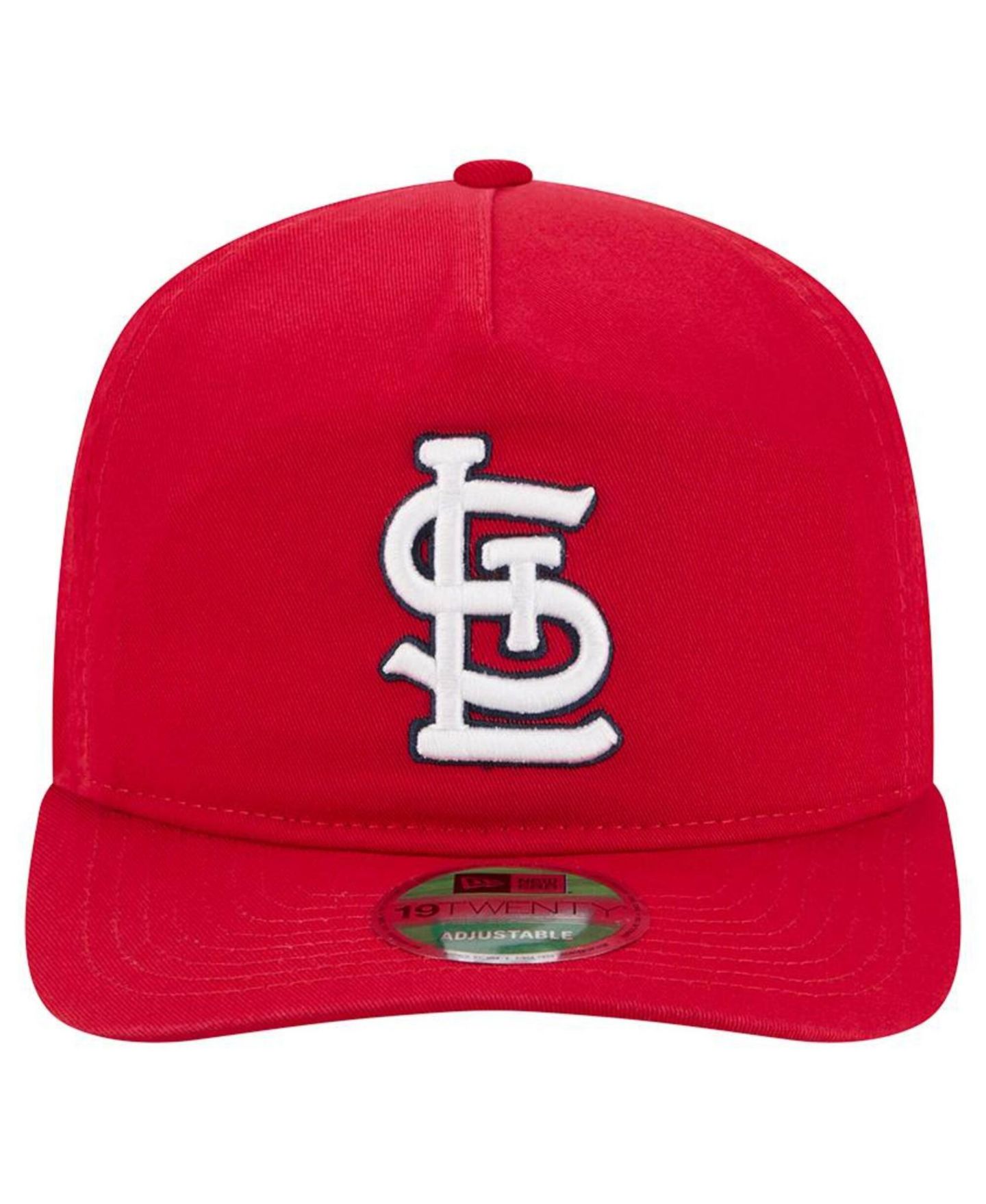 Мужская кепка New Era Red St. Louis Cardinals Team 19TWENTY Adjustable Hat — фото 2