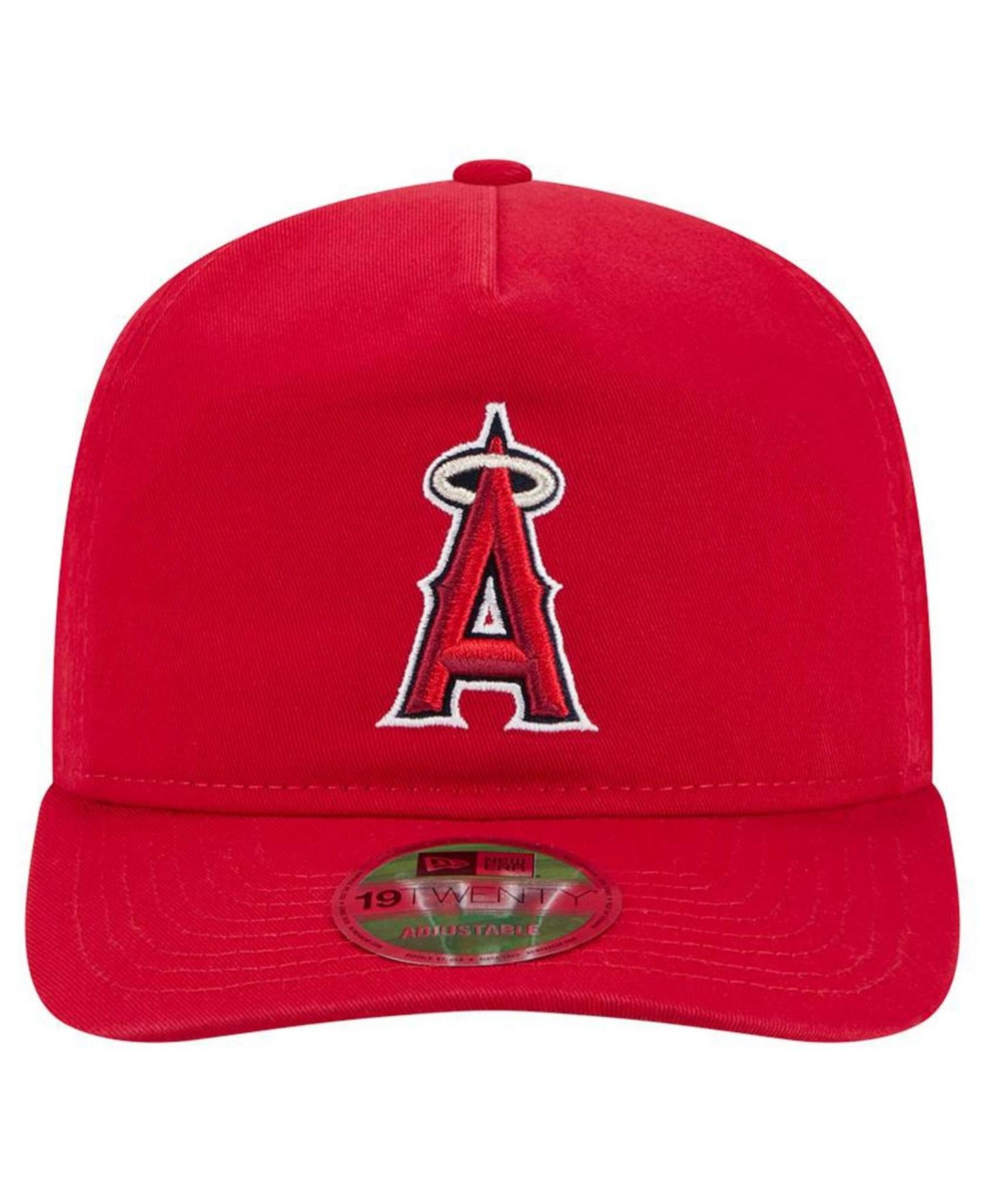 Мужская кепка New Era Red Los Angeles Angels Team 19TWENTY Adjustable Hat — фото 2