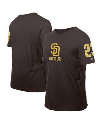 Men's Fernando Tatis Jr. Brown San Diego Padres Design Lab Name & Number T-Shirt