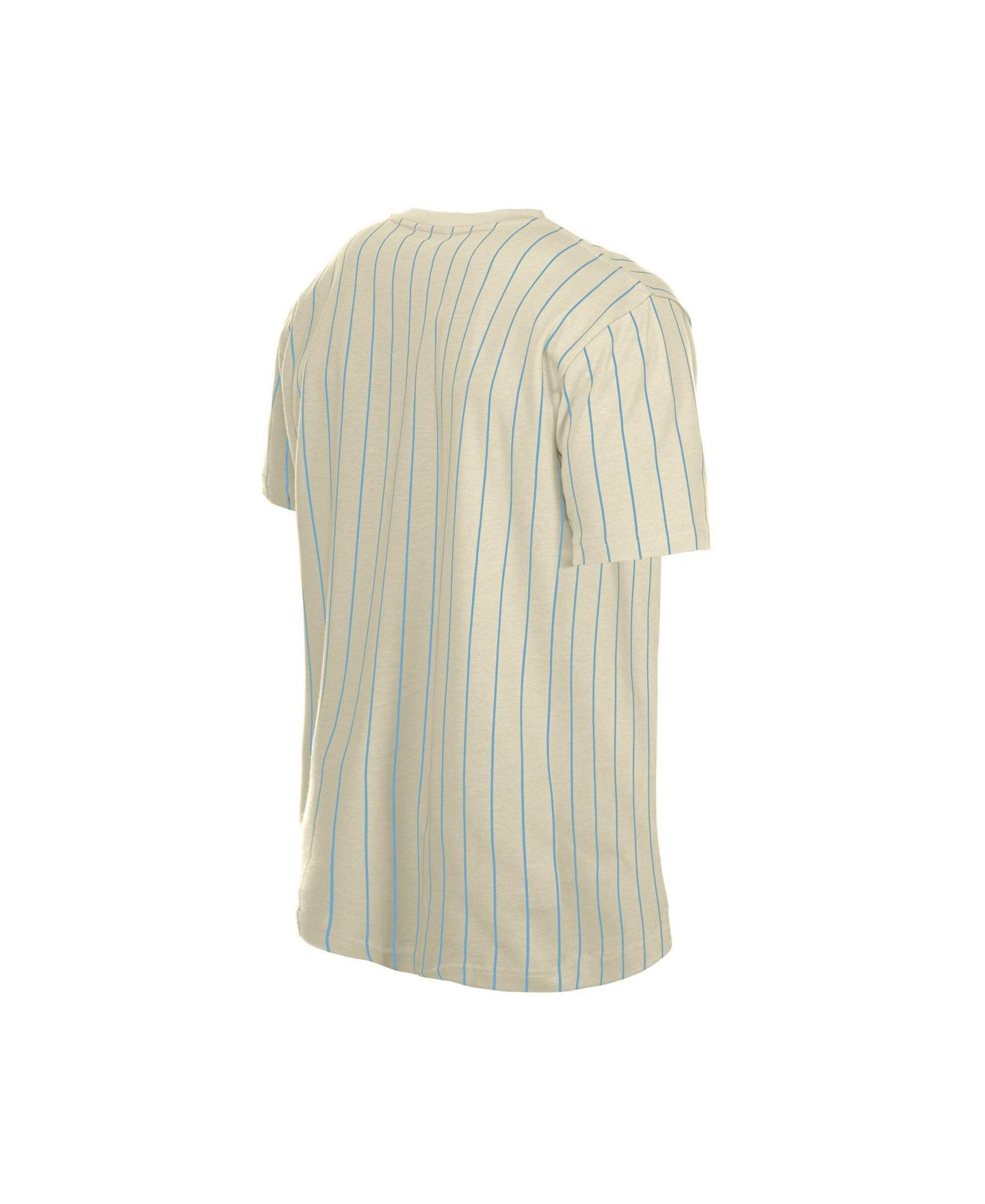 Мужская футболка New Era Cream Philadelphia Phillies Throwback Meshback Pinstripe — фото 4