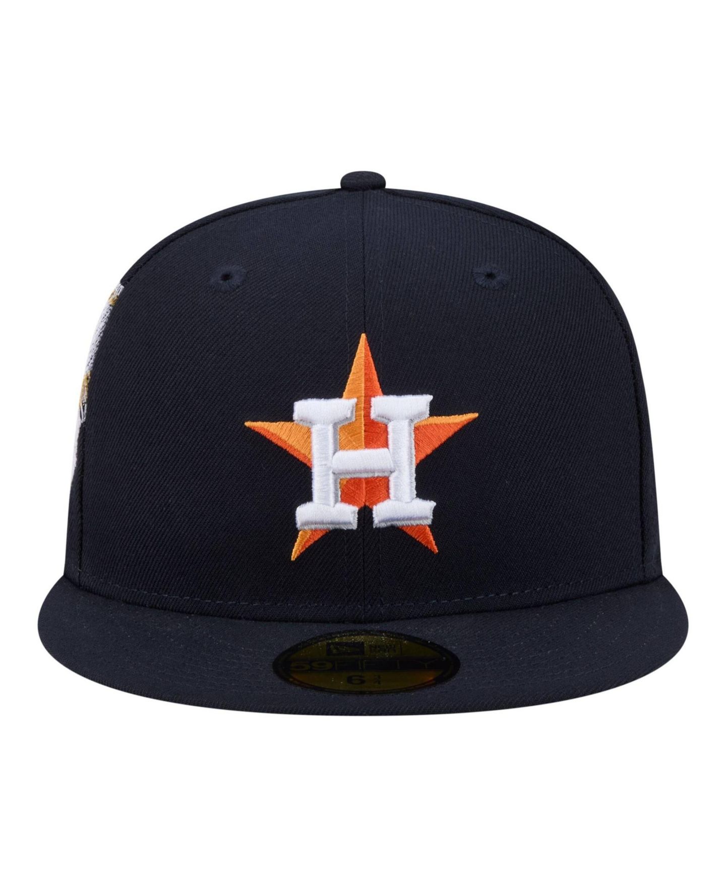 Мужская кепка New Era Navy Houston Astros Hidden Hit 59FIFTY Fitted Hat — фото 2