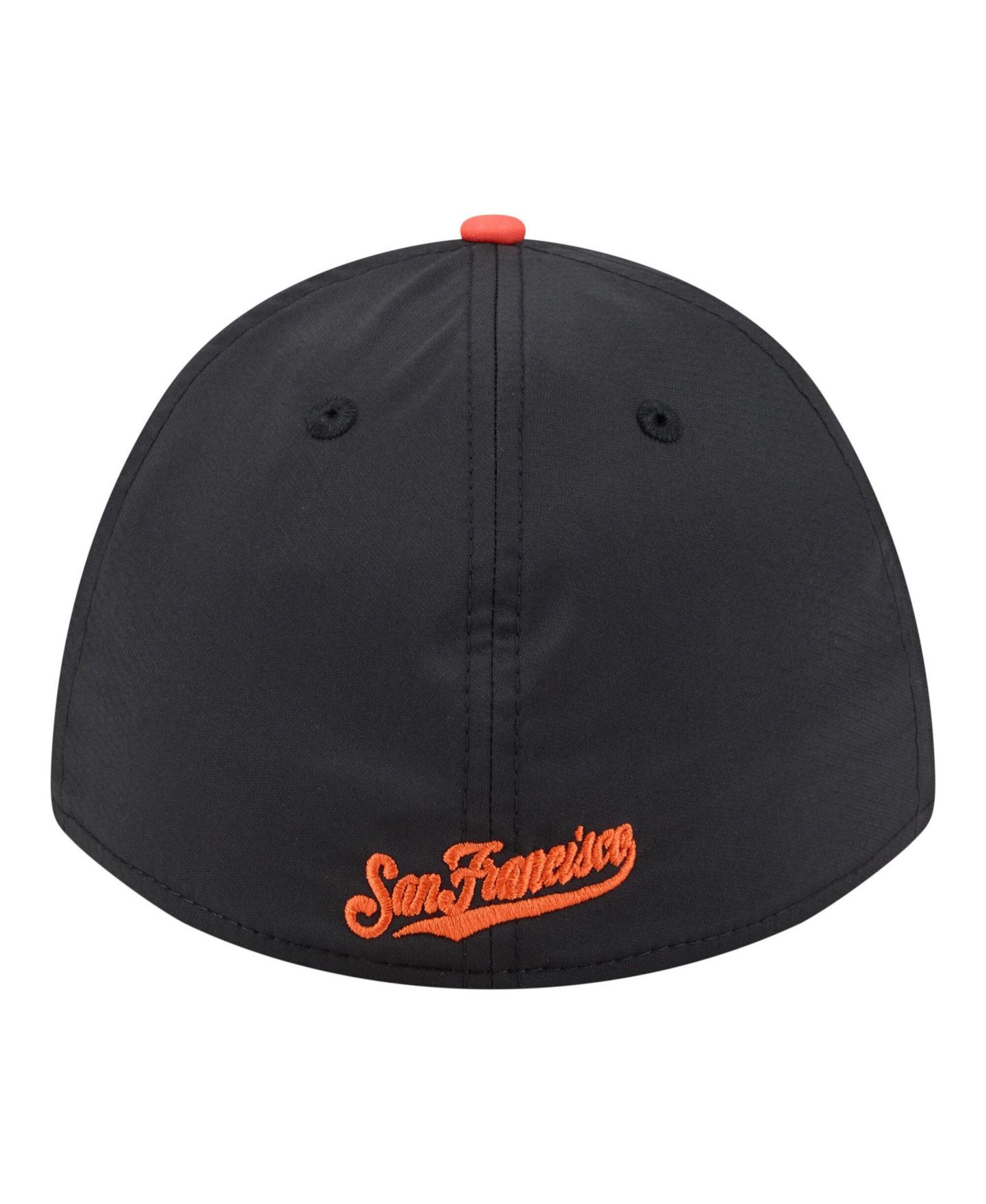 Мужская кепка New Era Black/Orange San Francisco Giants Rope M-Crown A-Frame 39THIRTY Flex Hat — фото 4