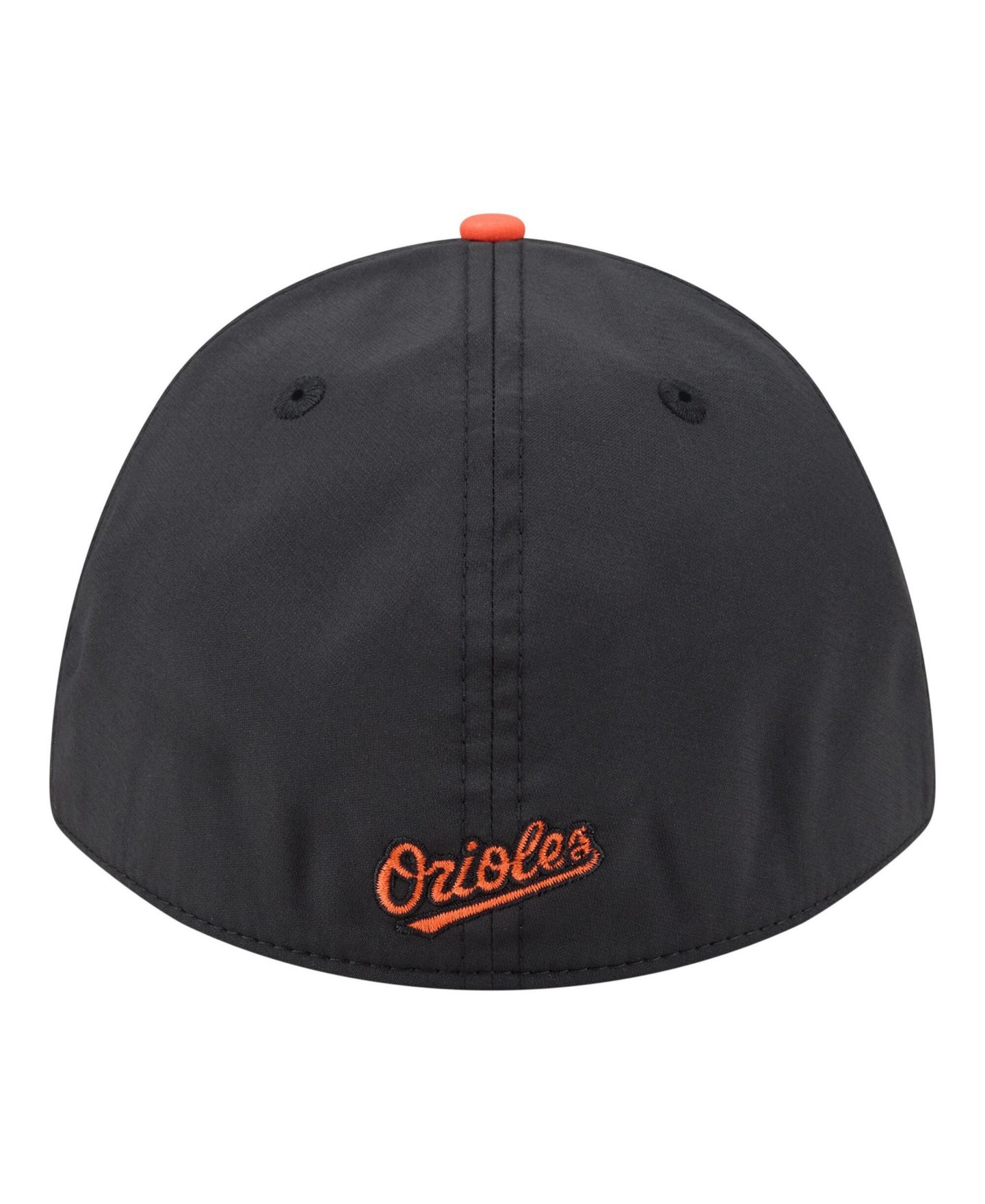 Мужская кепка New Era Black/Orange Baltimore Orioles Rope M-Crown A-Frame 39THIRTY Flex Hat — фото 4