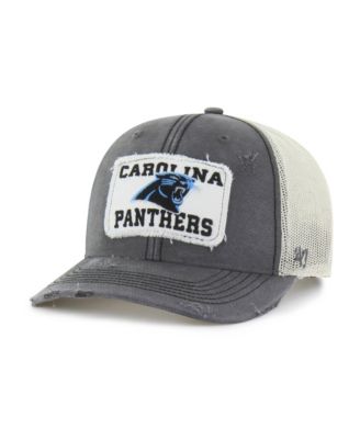 Men's Charcoal Carolina Panthers Egremont Well-Worn Adjustable Trucker Hat