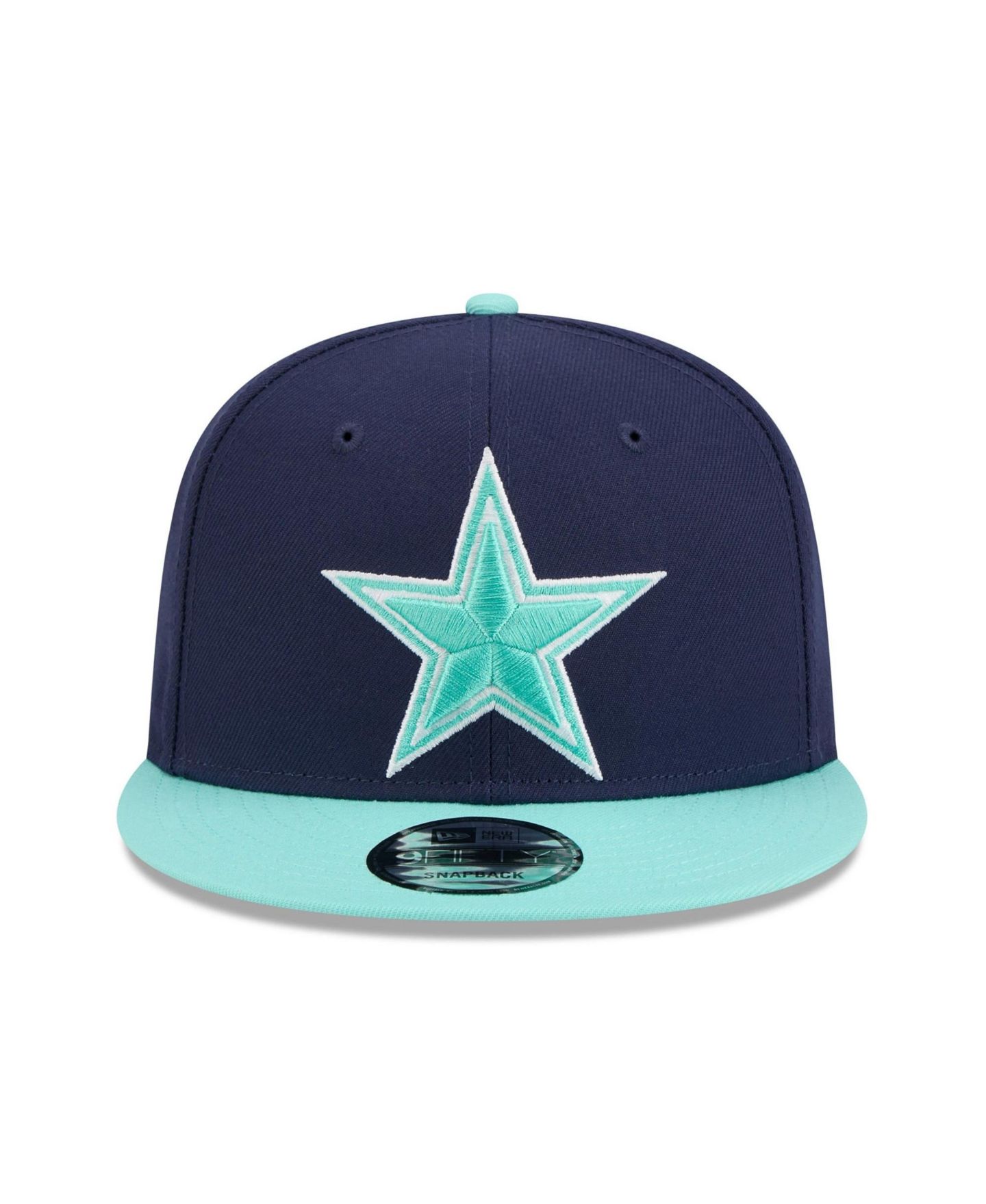 Детские головные уборы New Era Navy/Light Blue Dallas Cowboys Two-Tone Color Pack 9FIFTY Snapback Hat — фото 2