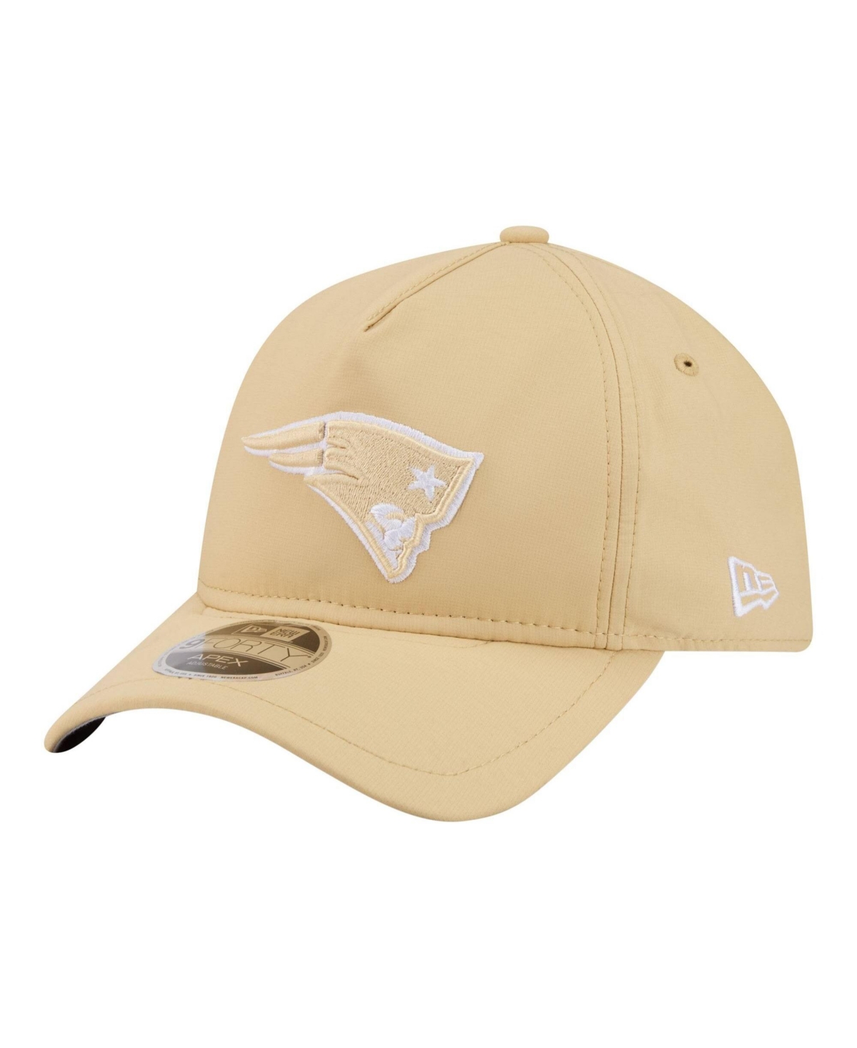 New Era Men's Tan New England Patriots Apex 9FORTY Adjustable Hat - Tan