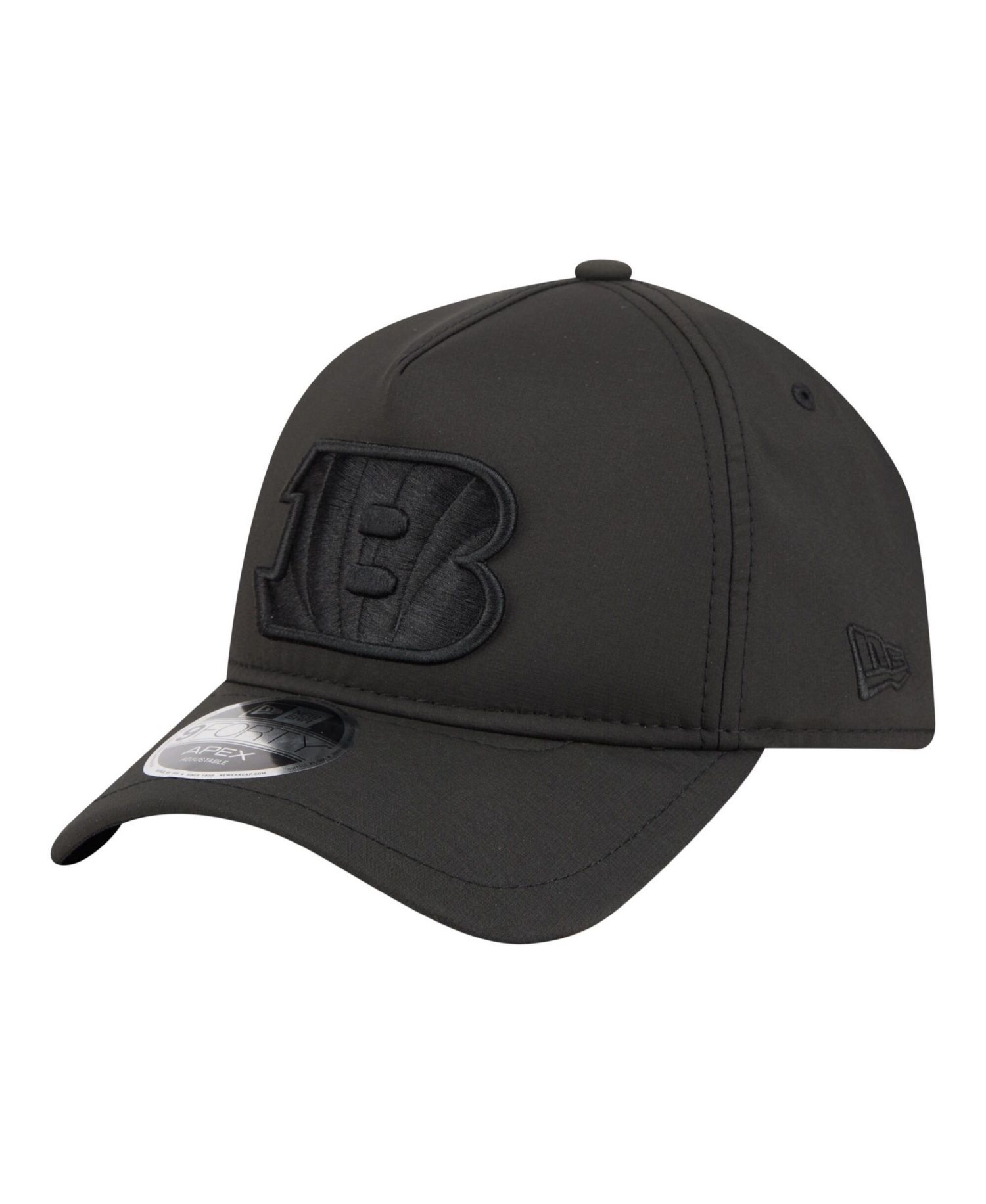 Men's Black Cincinnati Bengals Apex 9FORTY Adjustable Hat