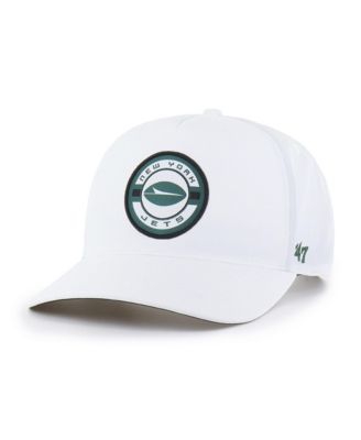 Men's White New York Jets Strand Adjustable Hitch Hat