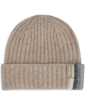 Women's Colorblock Fold Over Cuff Beanie