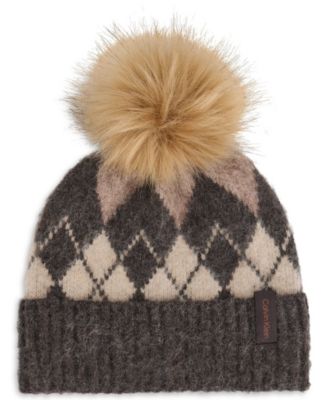 Women's Argyle Fair Isle Pattern Beanie