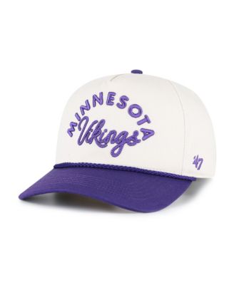 Women's Natural Minnesota Vikings Rope Script Hitch Adjustable Hat