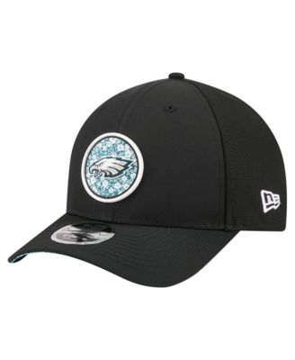 Men's Black Philadelphia Eagles Floral 9FORTY M-Crown Trucker Adjustable Hat