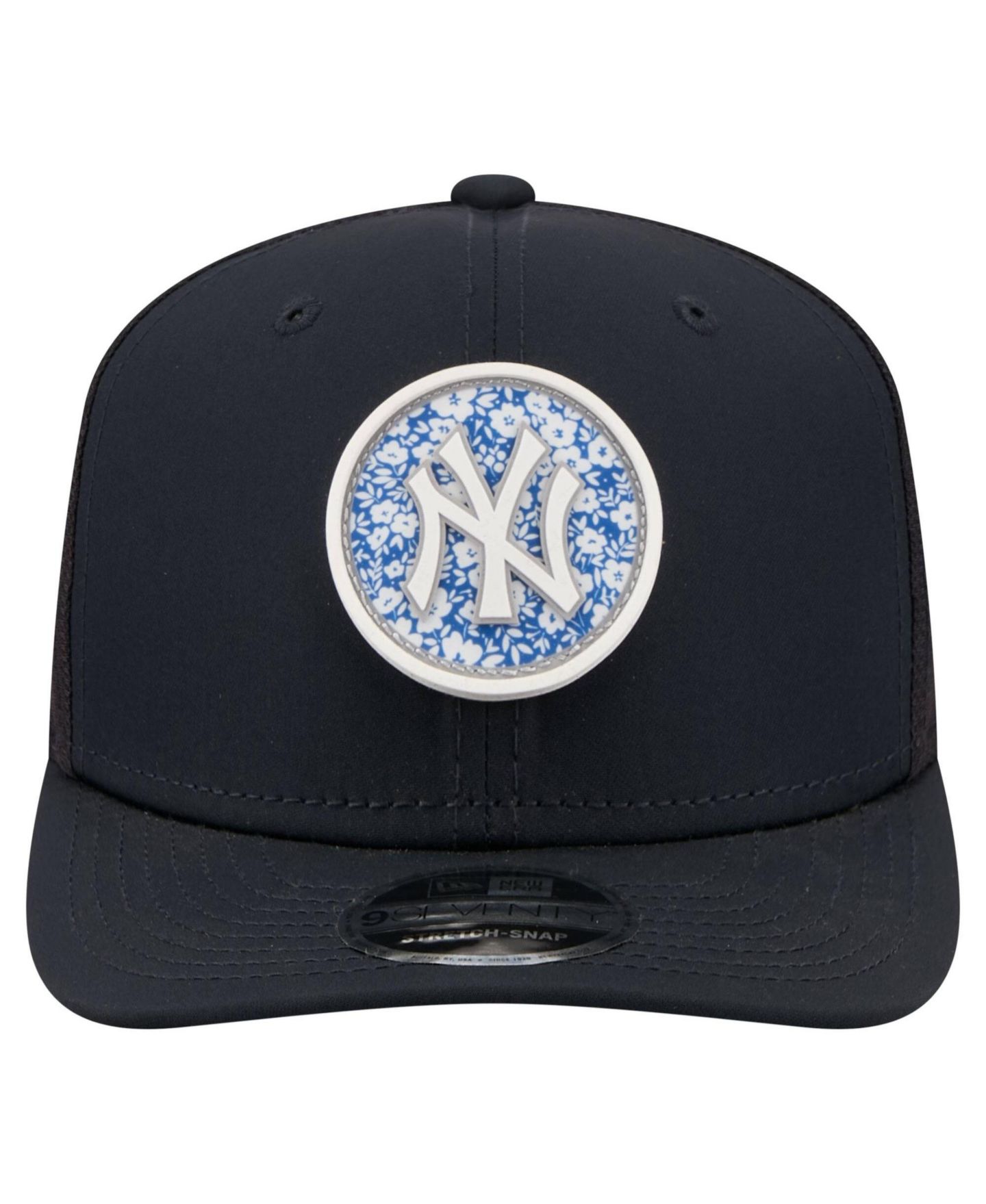 Мужская кепка New Era Navy New York Yankees Floral Patch 9SEVENTY Adjustable Hat — фото 2