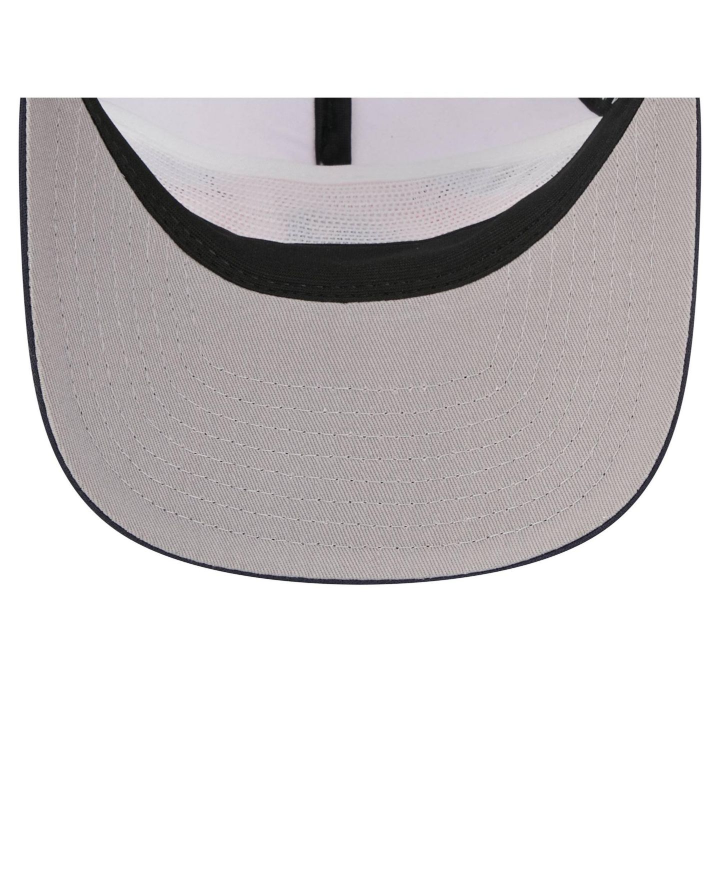 Мужская кепка New Era White/Navy Detroit Tigers Retro Cut 19TWENTY Adjustable Trucker Hat — фото 5