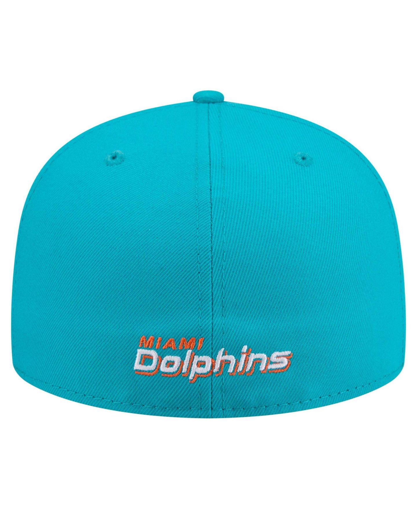 Мужская кепка New Era Aqua Miami Dolphins 59FIFTY Fitted Hat — фото 4
