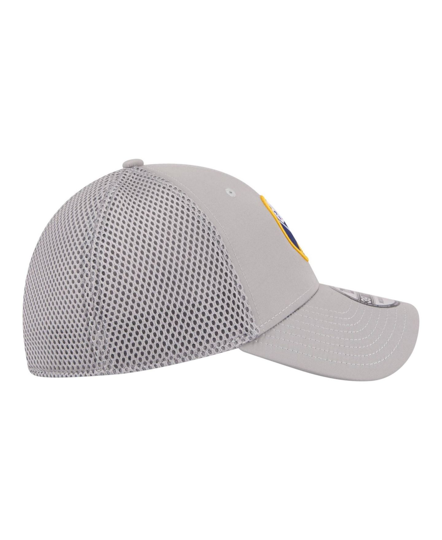 Мужская кепка New Era Gray Buffalo Sabres Logo 39THIRTY Flex Hat — фото 7