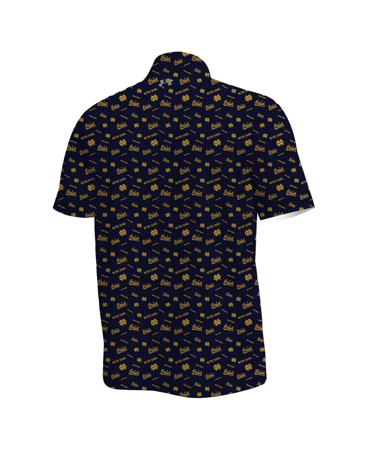 Under Armour Men's Navy Notre Dame Fighting Irish Gameday ArmourFuse Polo Shirt