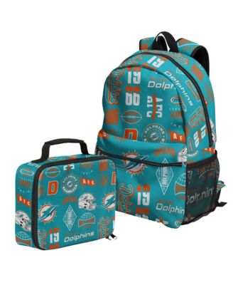 Miami Dolphins Backpack and Lunchbox Set