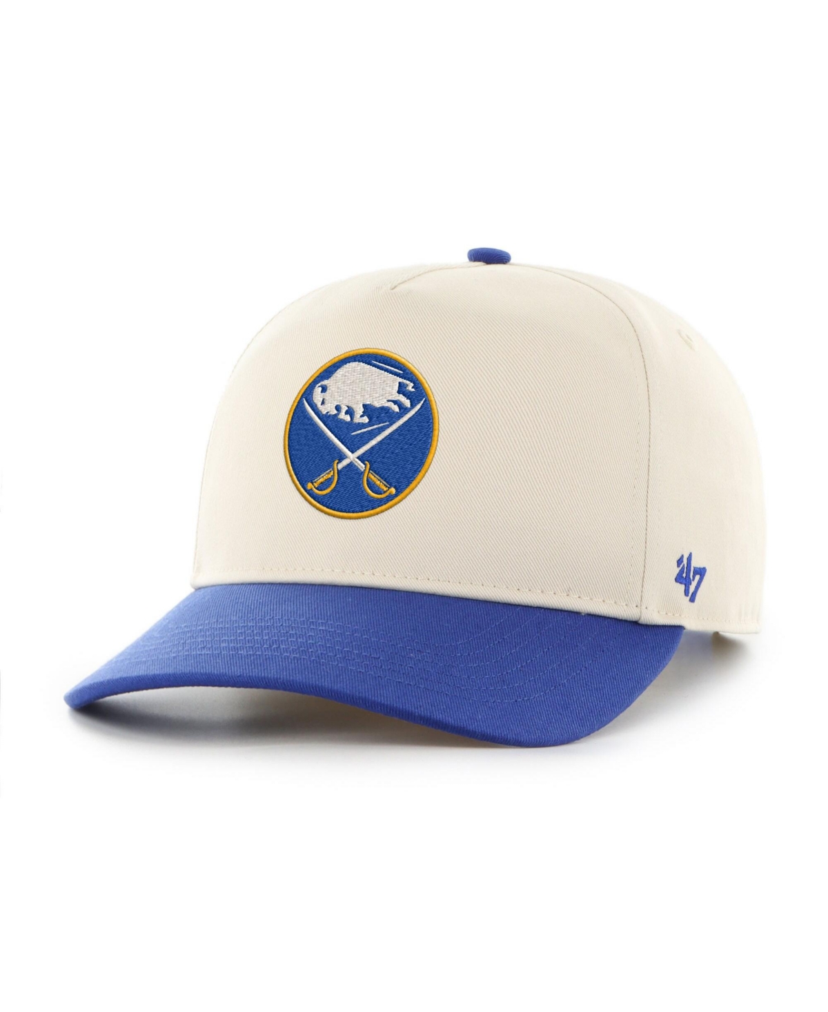'47 Brand Men's Cream/Royal Buffalo Sabres Logo Hitch Adjustable Hat