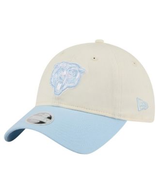 Women's Cream/Coastal Blue Chicago Bears 9TWENTY Adjustable Hat