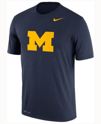 Nike Men's Michigan Wolverines Legend Logo T-Shirt - Macy's