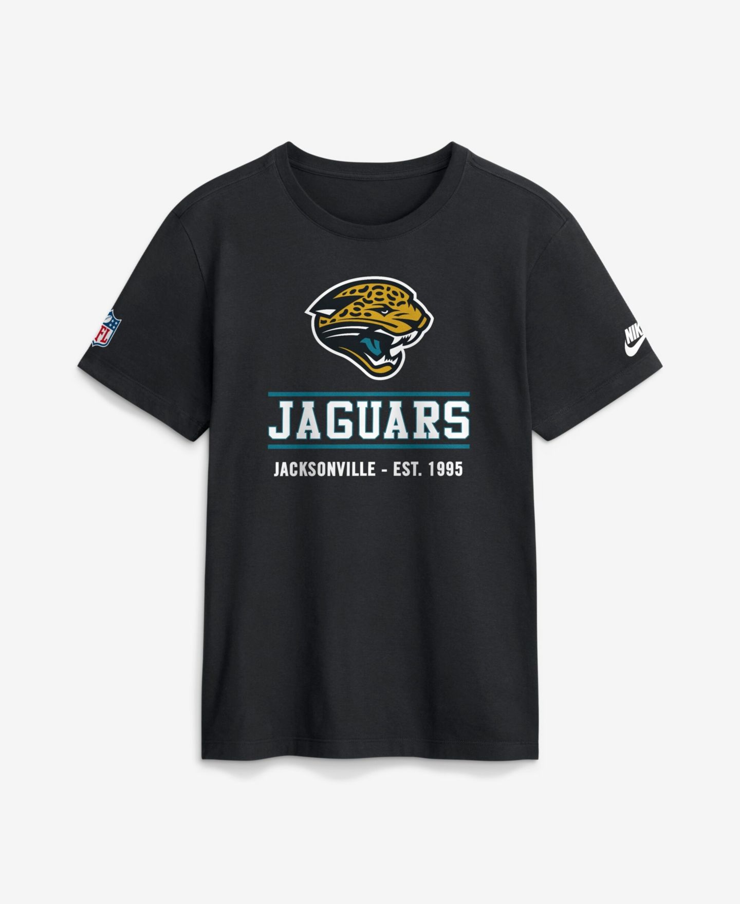 Мужская футболка Nike Black Jacksonville Jaguars Sideline Alternate Final Sprint Dri-FIT — фото 1